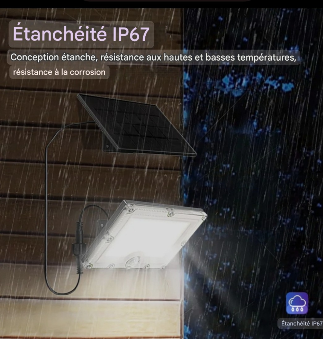 Projecteur solaire extérieur